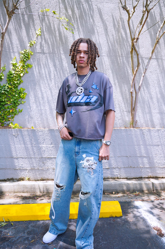 IDIA Galactic Distressed T-Shirt