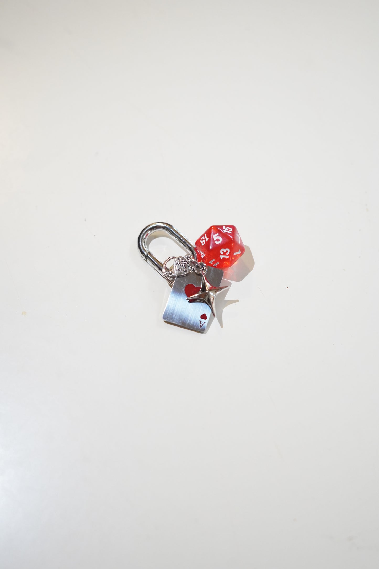“Made with Love” DICE Keychain