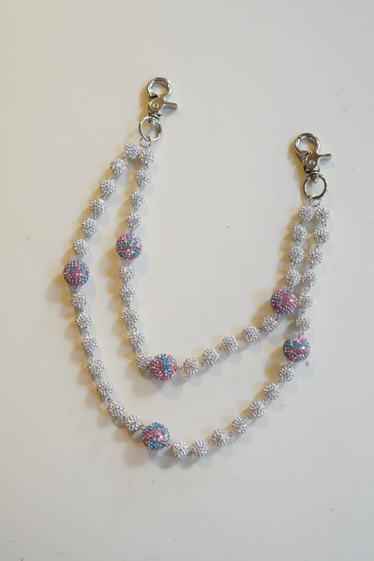 “Cotton Candy Galaxy” Wallet Chain