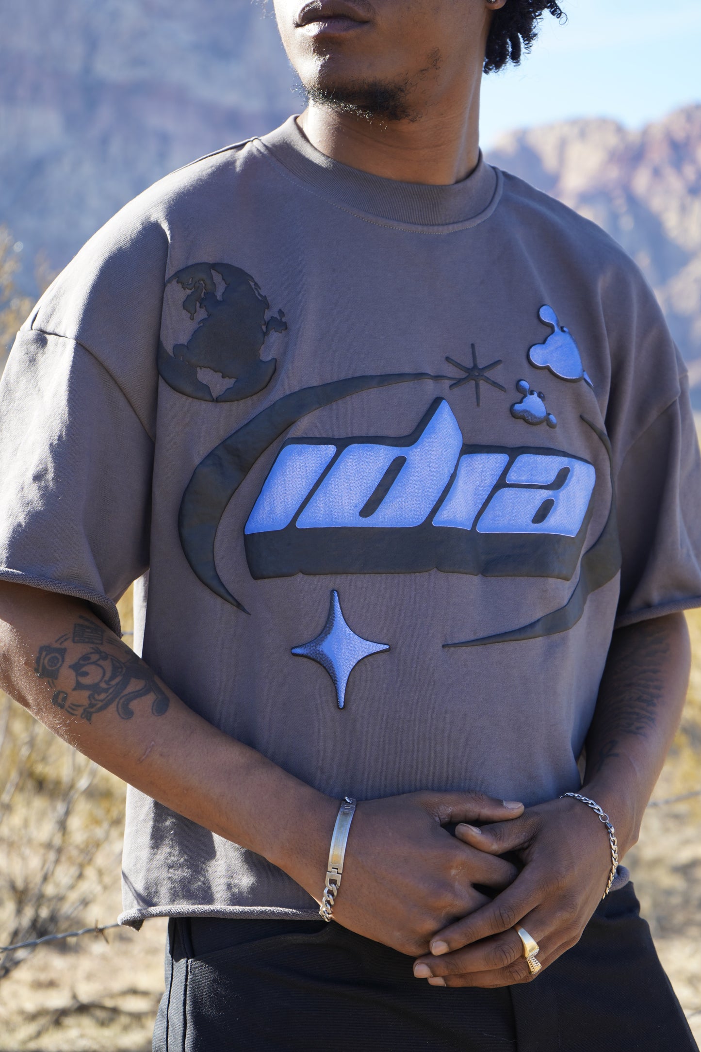 IDIA Galactic Distressed T-Shirt